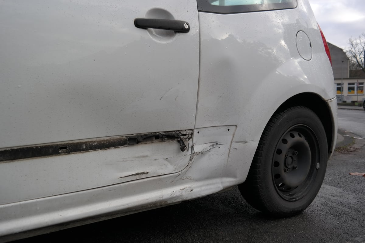 Detailaufnahme Unfallschaden